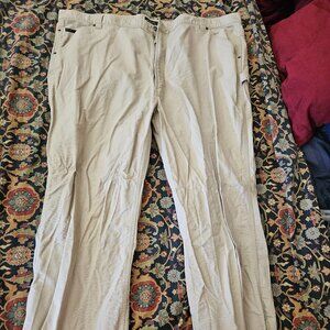 Perry Ellis America Men's Pants Slacks Khaki 50/30